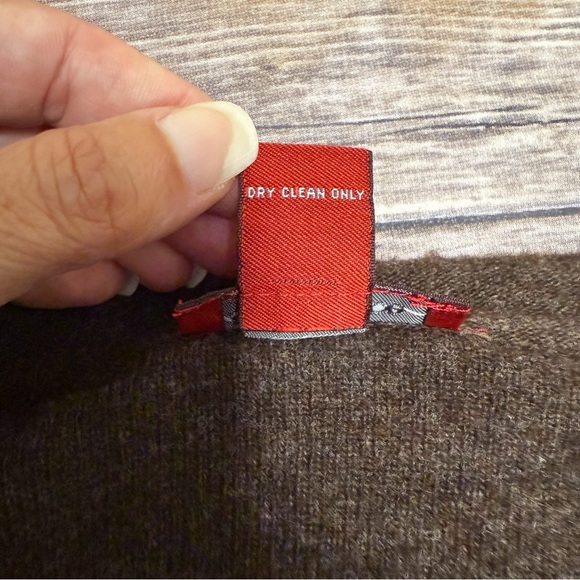 Sundance Brown Blue Snowflake Lambs Wool Blend Brushed Sweater XL *RUNS SMALL* - Picture 7 of 7